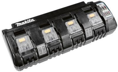 Makita Akkuladegerät DC18SF für 4 Akkus