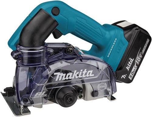 Makita dcc500rtj | Diamantschneider | trocken | 125mm | 18v | 5,0 Ah Li-Ion | einstellen | in mbox