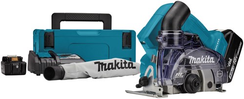 Makita dcc500rtj | Diamantschneider | trocken | 125mm | 18v | 5,0 Ah Li-Ion | einstellen | in mbox