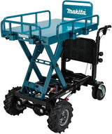 Makita dcu601z lxt 2x18 V Akkutransporter mit Scherenhebebühne | ohne Akku und Ladegerät | in der Kiste – dcu601z - afbeelding 2