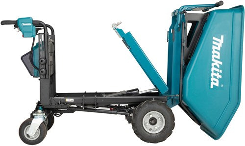Makita dcu602z lxt 2x18 V Akku-Dumper mit elektrischer Kippmulde | ohne Akku und Ladegerät | in der Kiste – dcu602z