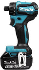 Makita ddf083rtj 18 V bürstenloser Schraubendreher 5,0 Ah Akku (2 Stück), Schnellladegerät, Mbox