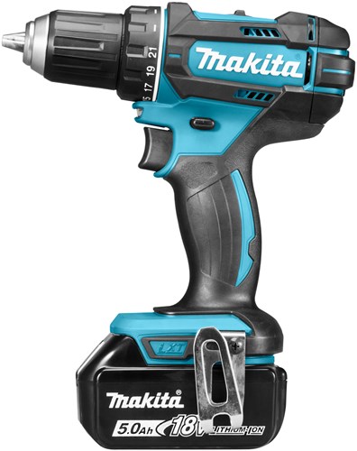 Akku-Bohrschrauber von Makita, 18 V, 5,0 Ah
