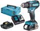 Makita ddf485raj | 18v | Bohr- und Schraubmaschine | einstellen | 2,0 Ah Akku (2 Stück) | Schnellladegerät | m-box - ddf485raj