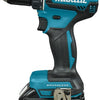 Makita ddf485rtj 18-V-Bohrschrauber, bürstenloser 5,0-Ah-Akku (2 Stück), Schnellladegerät, Mbox