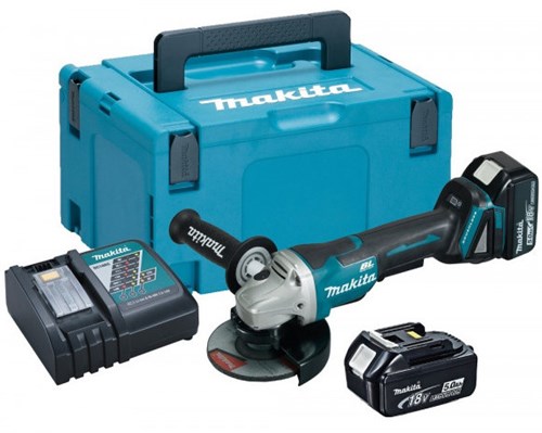 Makita Akku-Winkelschleifer 125 mm 18 V 5,0 Ah