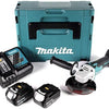 Makita dga511rtj 18v Winkelschleifer 125mm | 18 V 5,0 Ah Li-Ion in M-Box