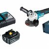 Makita dga513rtj 18v Winkelschleifer 125mm | inklusive Akkus und Ladegerät in M-Box