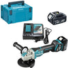 Makita dga519rtj Akku-Winkelschleifer 125 mm X-Lock 18 V 5,0 Ah Akkus