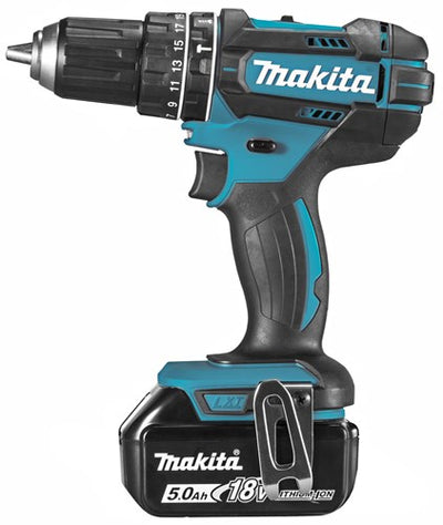 Akku-Schlagbohrschrauber/Akkuschrauber von Makita 18 V 5,0 Ah