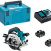 Makita dhs660rtj – 18 V Kreissäge 165 mm 5,0 Ah Akku (2 Stück), Schnellladegerät, Mbox