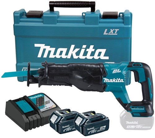 Akku-Säbelsäge von Makita, 18 V, 5,0 Ah