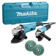 Makita dk0054x1 Winkelschleifer-Set ga9020r + 9558hnrg | + Diamantscheiben - dk0054x1