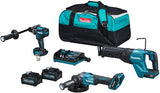 Makita dk0159g301 | Kombinationsset | 40 V max. | 4,0 Ah Akku | Schnellladegerät | df001g, ga005, jr001g | im Beutel - afbeelding 2