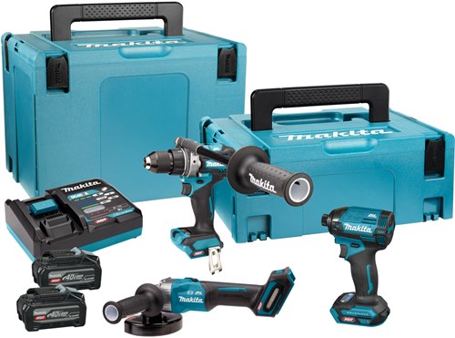 Makita dk400nx | xgt 40 v max Kombinationsset | df001g + td002g + ga005g | inkl. Ladegerät - dk400nx