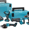 Makita dk401nx | xgt 40 v max Kombinationsset | df001g + td002g + ga005g + jr002g | inkl. Ladegerät - dk401nx