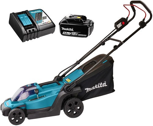Makita dlm330rt lxt 18 V Akku-Rasenmäher | 33cm | 5,0 Ah Akku + Schnellladegerät | im Karton
