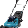 Makita dlm382cm2 2x18 V Rasenmäher 38 cm 4,0 Ah Akku (2 Stück), Duo-Ladegerät (DC18SH), im Karton – dlm382cm2