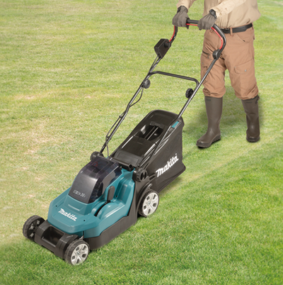 Makita dlm382pt2 | Akku-Rasenmäher | 38cm | mit 2x 18V 5,0Ah Batterien
