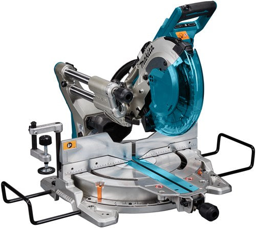 Makita dls111pt2u 2x18 V Radialkappsäge 260 mm 5,0 Ah Akku (2 Stück), Duo-Schnellladegerät – dls111pt2u