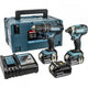 Makita DLX2131JX1 18V Akku-Schlagbohrschrauber DHP482 + Schlagschrauber DTD152 Kombiset (3x 3,0Ah Akku) in MBox