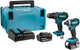 Makita DLX2131TJ 18V Kombinationsset DHP482 Akku-Schlagbohrschrauber + DTD152 Schlagschrauber (2x 5,0 Ah Akku) in MBox