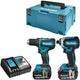 Kombinationsset „Makita dlx2289tj“ – ddf485 18 V Bohrmaschine und Schraubendreher + dtd153 Akku-Schlagschrauber mit 5,0-Ah-Batterien