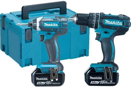 Makita Kombinationsset ddf482 dtd156 18 V 3,0 Ah