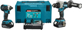 Makita dlx2545tj 18 V Kombinationsset ddf492 Bohrmaschine/Schraubendreher + dtd153 Schlagschrauber (2x 5,0 Ah und Ladegerät) in Mbox – dlx2545tj - afbeelding 2