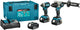 Makita dlx2550tj 18 V Kombinationsset DHP492 (Schlag) Bohrmaschine/Schraubendreher + dtd153 Schlagschrauber (3x 5,0 Ah Akku und Ladegerät) in Mbox – dlx2550tj