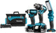 Makita DLX3090T 18V 5,0Ah Kombi-Set Akku-Bohrschrauber DDF484 und Schlagschrauber DTD153 + Lampe DML801