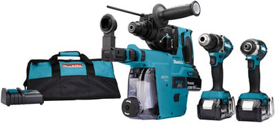Makita dlx3106tw1 | Kombinationsset mit ddf484, dtd153z und hebr242 | 18 V – dlx3106tw1