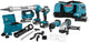 Makita dlx5040tx1 18 V Kombi-Set für Allround-Arbeiten 5,0 Ah Akkus (2 Stk.) im Beutel – dlx5040tx1