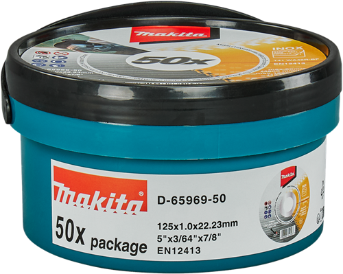 Makita-Trennscheibe 125 x 1,0 mm Edelstahl – D-65969-50