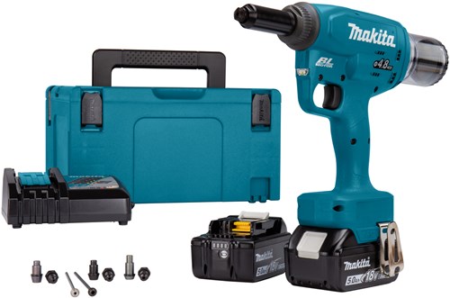 Makita drv150rtj | Akku-Blindnietzange |18V | 5,0ah | Li-Ion | mbox