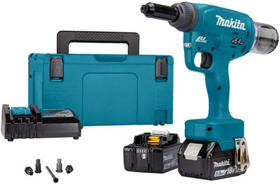 Makita drv250rtj | Akku-Blindnietzange |18V | 5,0ah | Li-Ion | mbox
