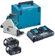 Makita DSP600PT2J Akku-Tauchsäge LXT 2x18V | 2x5,0-Ah-Batterien und Duo-Ladegerät