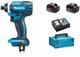 Makita dtd152rtj 18 V Akku-Schlagschrauber 165 nm 5,0 Ah Akku (2 Stück), Schnellladegerät, M-Box