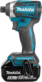 Makita dtd154rtj 18 V Akku bürstenloser Schlagschrauber 5,0 Ah 175 nm - afbeelding 2