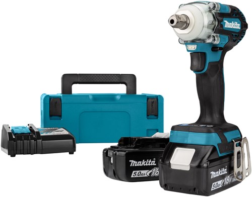 Makita dtw301rtj | Akku-Schlagschrauber | einstellen | 18v | 2 x 5,0 Ah Akku und Schnellladegerät | in mbox