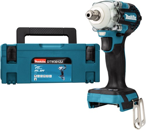 Makita dtw301zj Schlagschrauber 1 2 330 nm 18 Volt mit Federsicherungsstift | ohne Akkus und Ladegerät in M-Box - dtw301zj