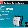 Makita dus158z | lxt 18 sc | Rucksack-Drucksprüher | 15 Liter | ohne Akku und Ladegerät | im Karton - so158z