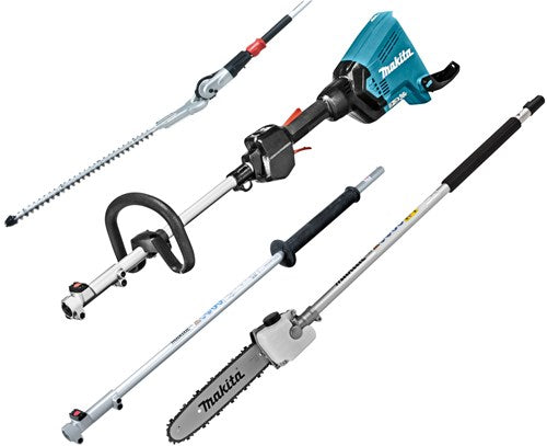 Makita dux60zx10 | 2x18-V-Kombisystem + Heckenschere, Kettensäge und Verlängerungsgriffaufsatz | ohne Ladegerät - dux60zx10
