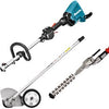 Makita dux60zx14 | 2x18-V-Kombisystem + Grubber, Strauchschere und Kantenschneideraufsatz | ohne Ladegerät