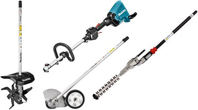Makita dux60zx14 | 2x18-V-Kombisystem + Grubber, Strauchschere und Kantenschneideraufsatz | ohne Ladegerät