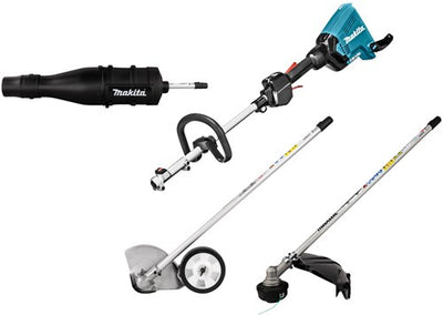 Makita dux60zx9 | 2x18 V Kombisystem + Freischneider, Kantenschneider und Laubbläseraufsatz | ohne Ladegerät