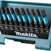 Imp Makita Zubehör E-12011 Schlagschrauber-Bit-Set | 10-teilig | x act black - e-12011