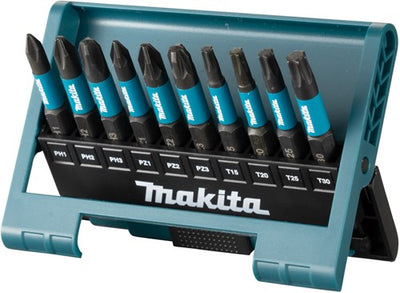Imp Makita Zubehör E-12011 Schlagschrauber-Bit-Set | 10-teilig | x act black - e-12011