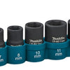 Makita Zubehör Schlagschrauber-Set 8-teilig – e-12289 – e-12289