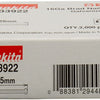 Zubehör für Makita-Bohrer, Länge 25 mm, Ausführung verzinkter Draht, Stärke 1,61 mm – F-33922